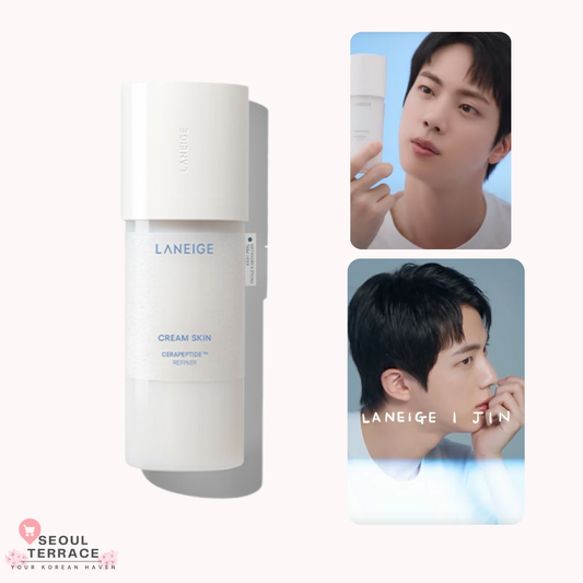 BTS JIN x  Laneige Cream Skin Cerapeptide Refiner