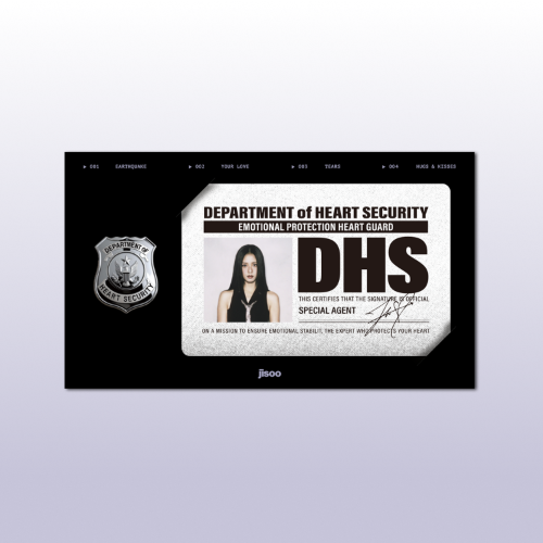 BLACKPINK JISOO - AMORTAGE OFFICIAL MD