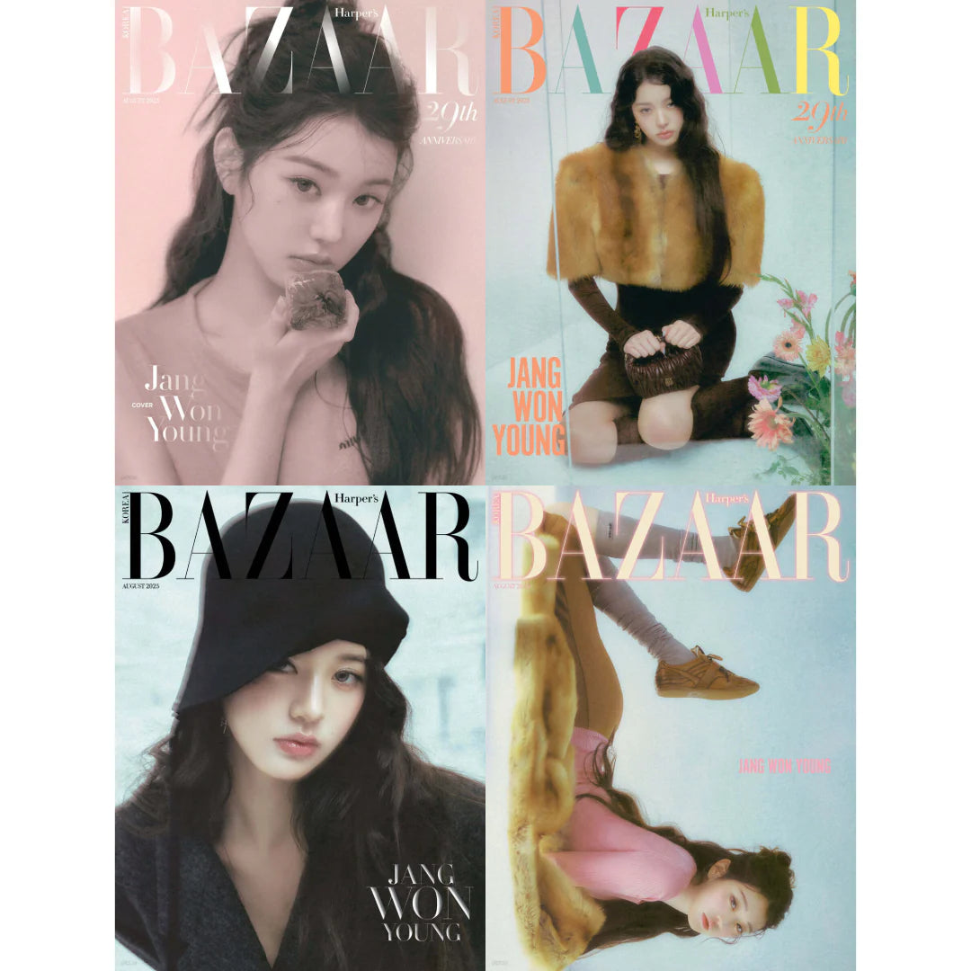 HARPER'S BAZAAR KOREA MAGAZINE AUGUST 2025 COVER : IVE WONYOUNG