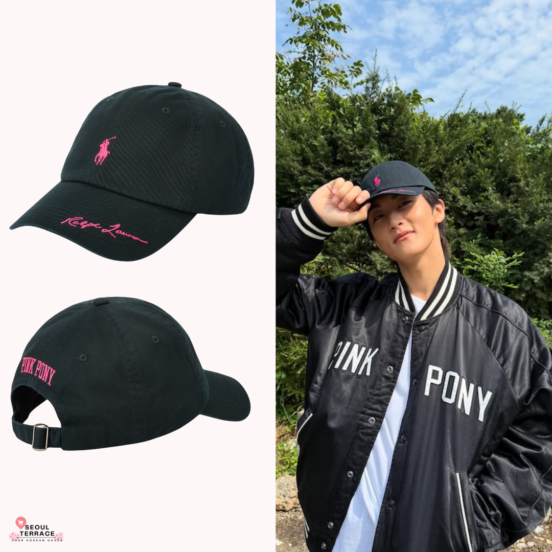 Polo Ralph Lauren - Pink Pony Twill Ball Cap (Worn by NCT Mark Polo Ralph Lauren - Pink Pony Twill Ball Cap (Worn by NCT Mark