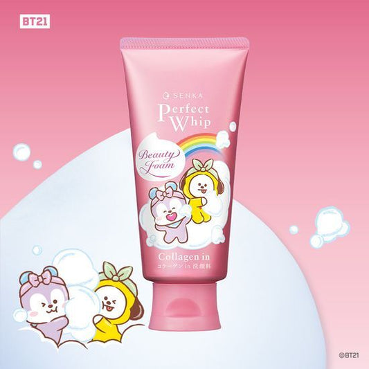 BT21 X Senka Perfect Whip Facial Wash 120g