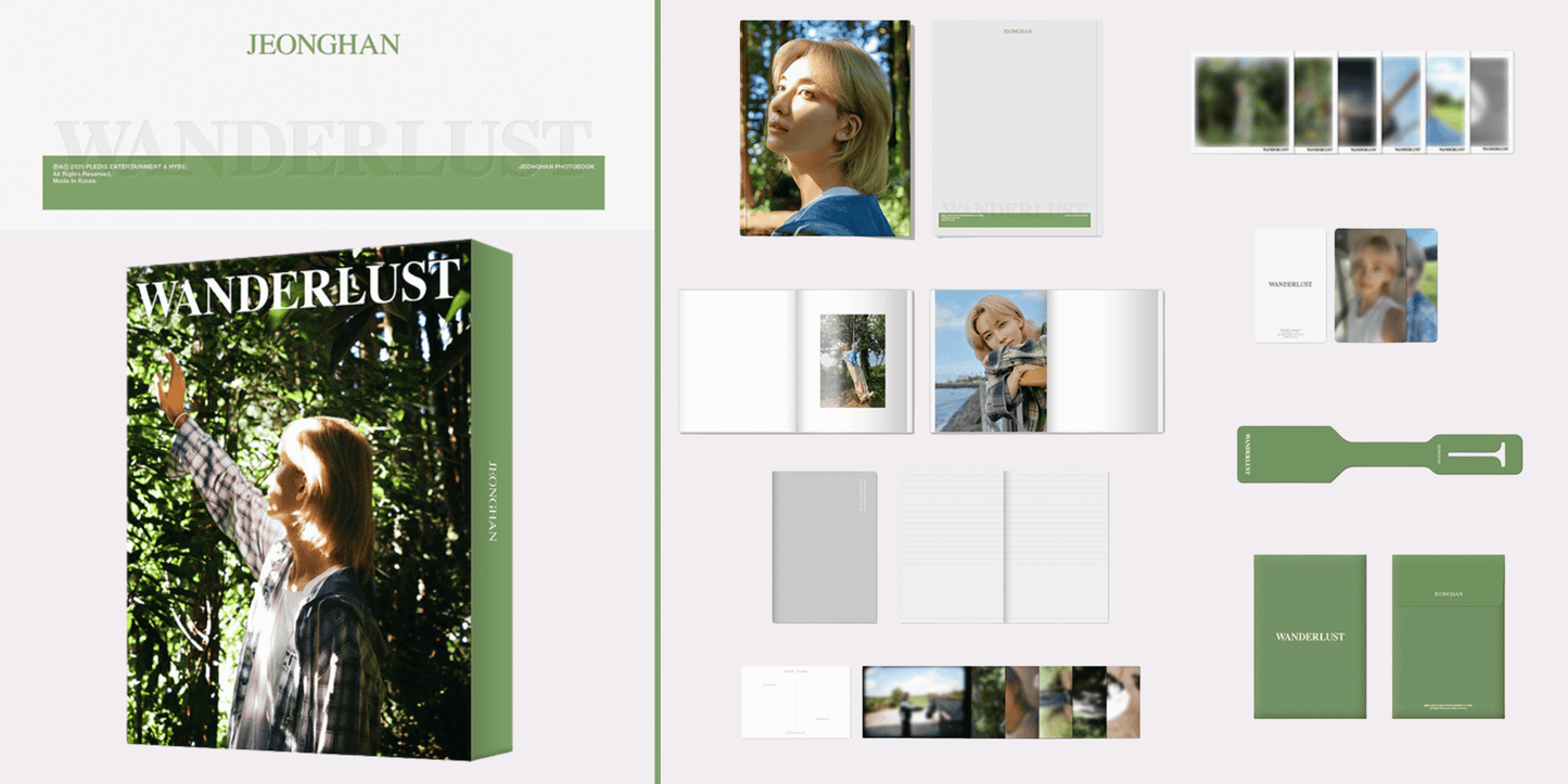 SEVENTEEN JEONGHAN 'WANDERLUST' PHOTOBOOK