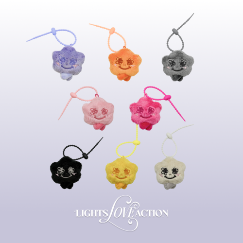 BLACKPINK JISOO - SHUMON BABY PLUSH KEYCHAIN - [LIGHTS, LOVE, ACTION EDITION