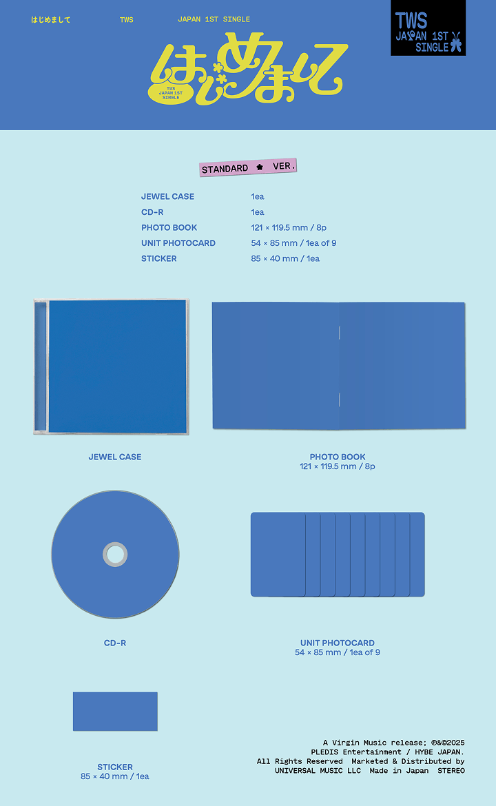 TWS JAPAN 1st Single