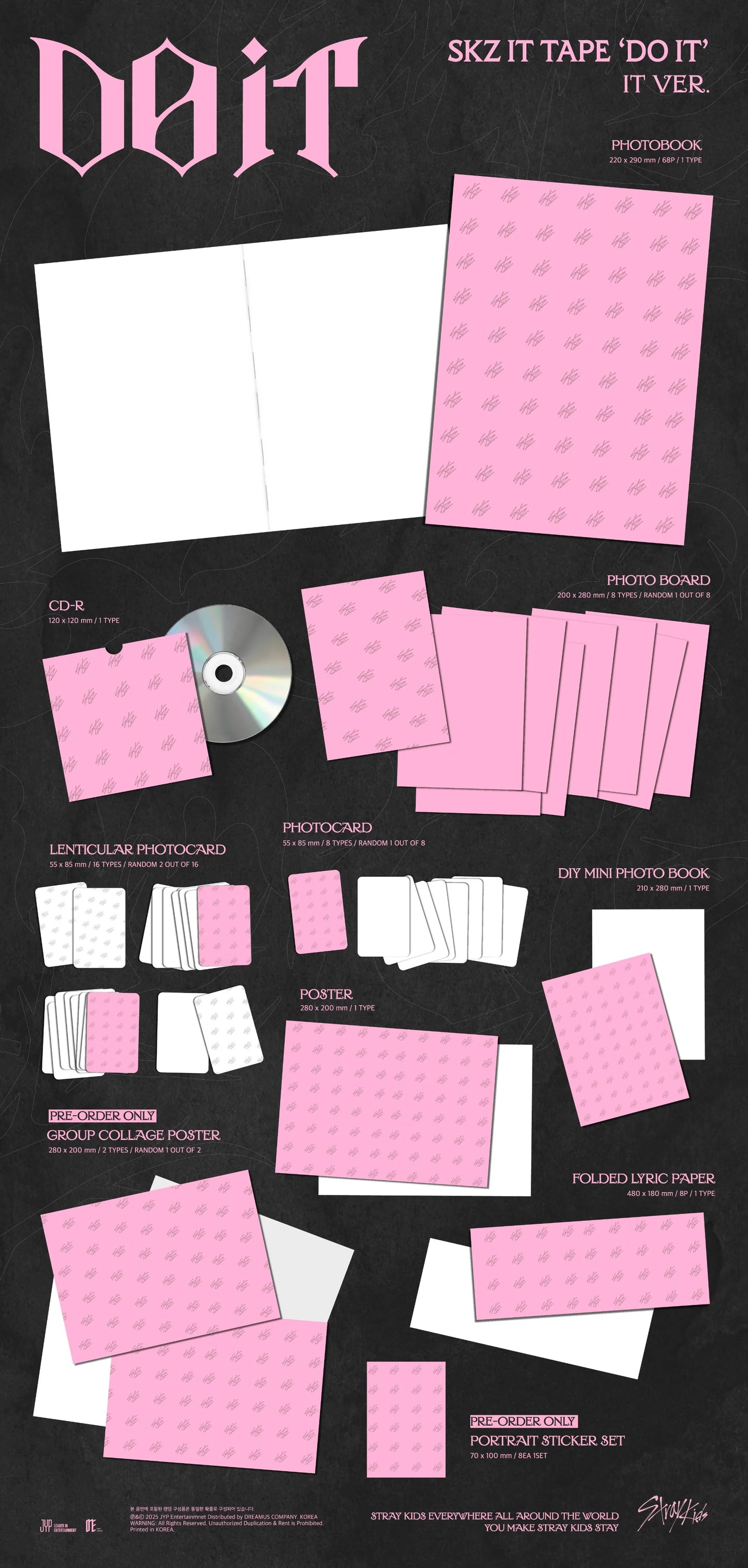 Stray Kids - SKZ IT TAPE 'DO IT' (IT VER.) Standard Edition