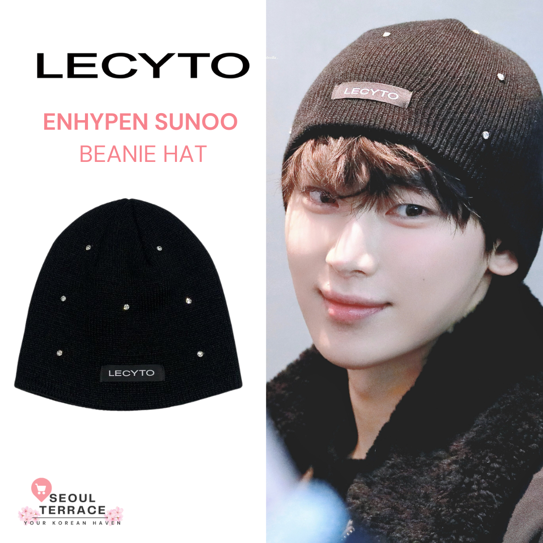 LECYTO - BEANIE HAT (Worn by Sunoo) – SEOUL TERRACE LECYTO - BEANIE HAT (Worn by Sunoo) – SEOUL TERRACE