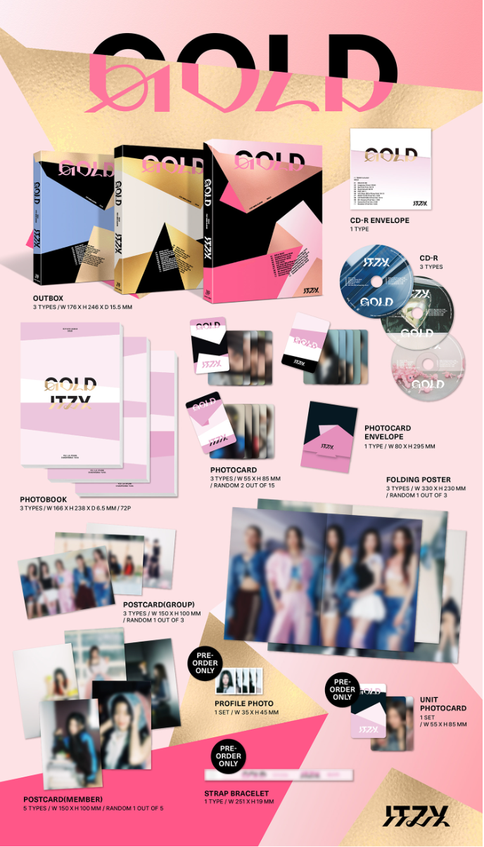 ITZY - GOLD ALBUM STANDARD VER. (Regular Edition)