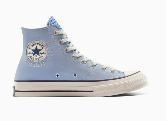 Limited Edition Converse Upcycle Chuck 70 Chambray & Gingham Blue