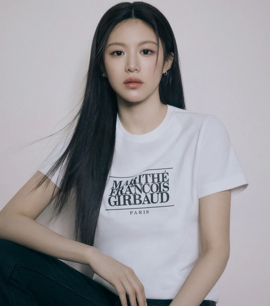 Marithé et François Girbaud - W CLASSIC LOGO TEE white (Worn by Go Youn-jung)