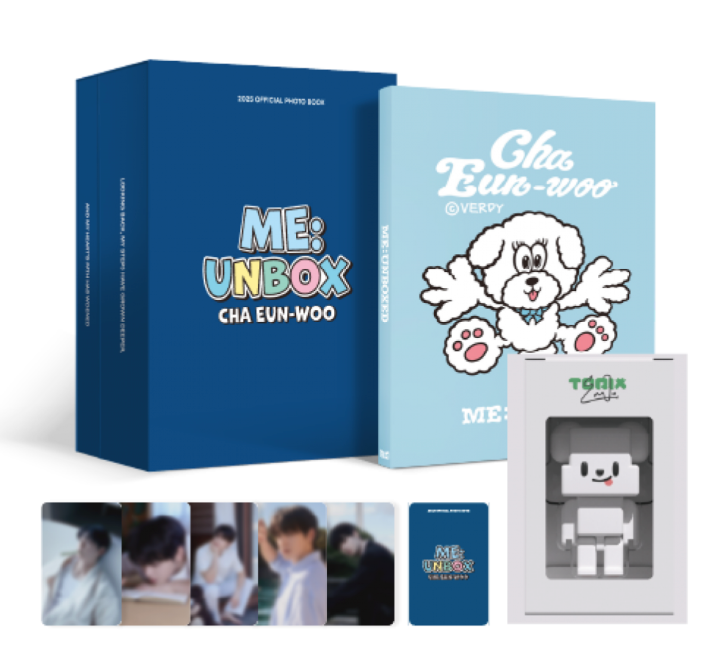 CHA EUN-WOO - PHOTO BOOK with VERDY [ME:UNBOX] OFFICIAL MD