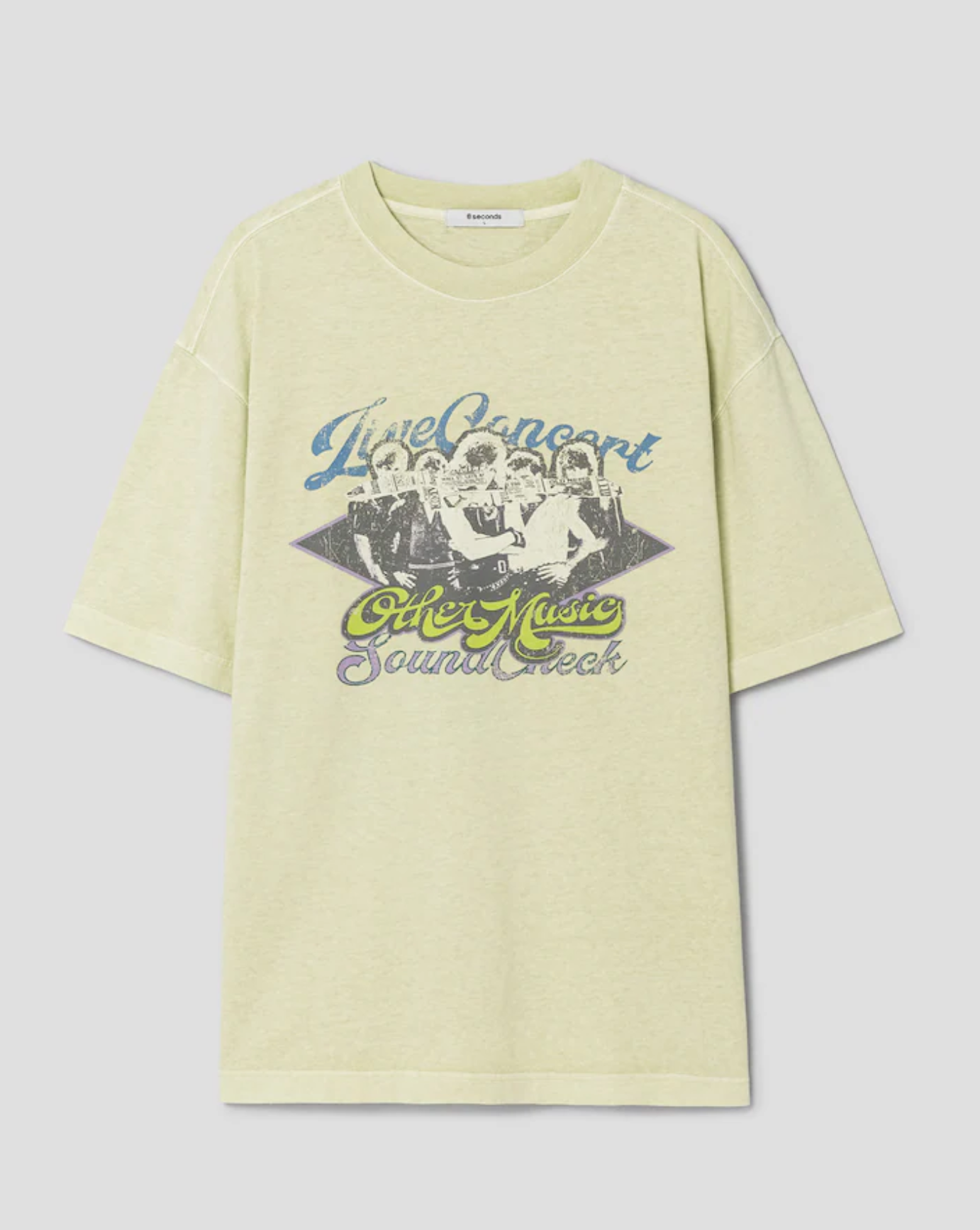 8 Seconds Garment Dying Rock Graphic T-Shirt  - Worn by Enhypen Sunoo