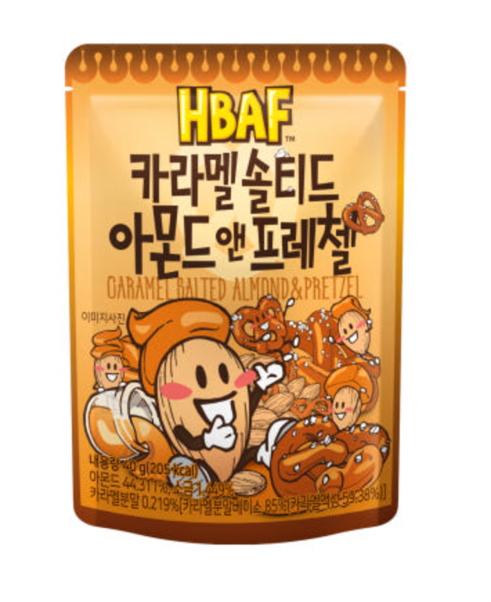 HBAF Korean Snack Flavored Almonds 40g