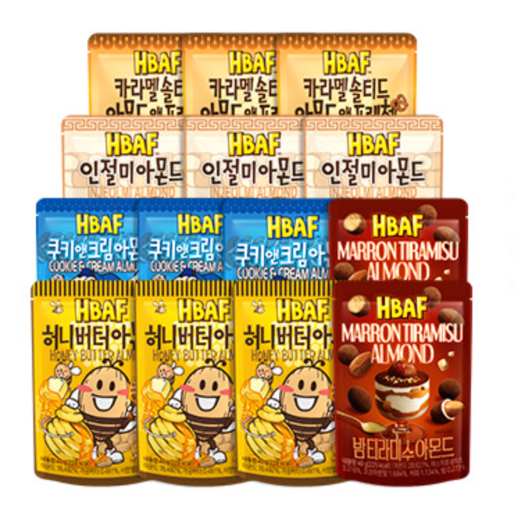 HBAF Korean Snack Flavored Almonds 40g
