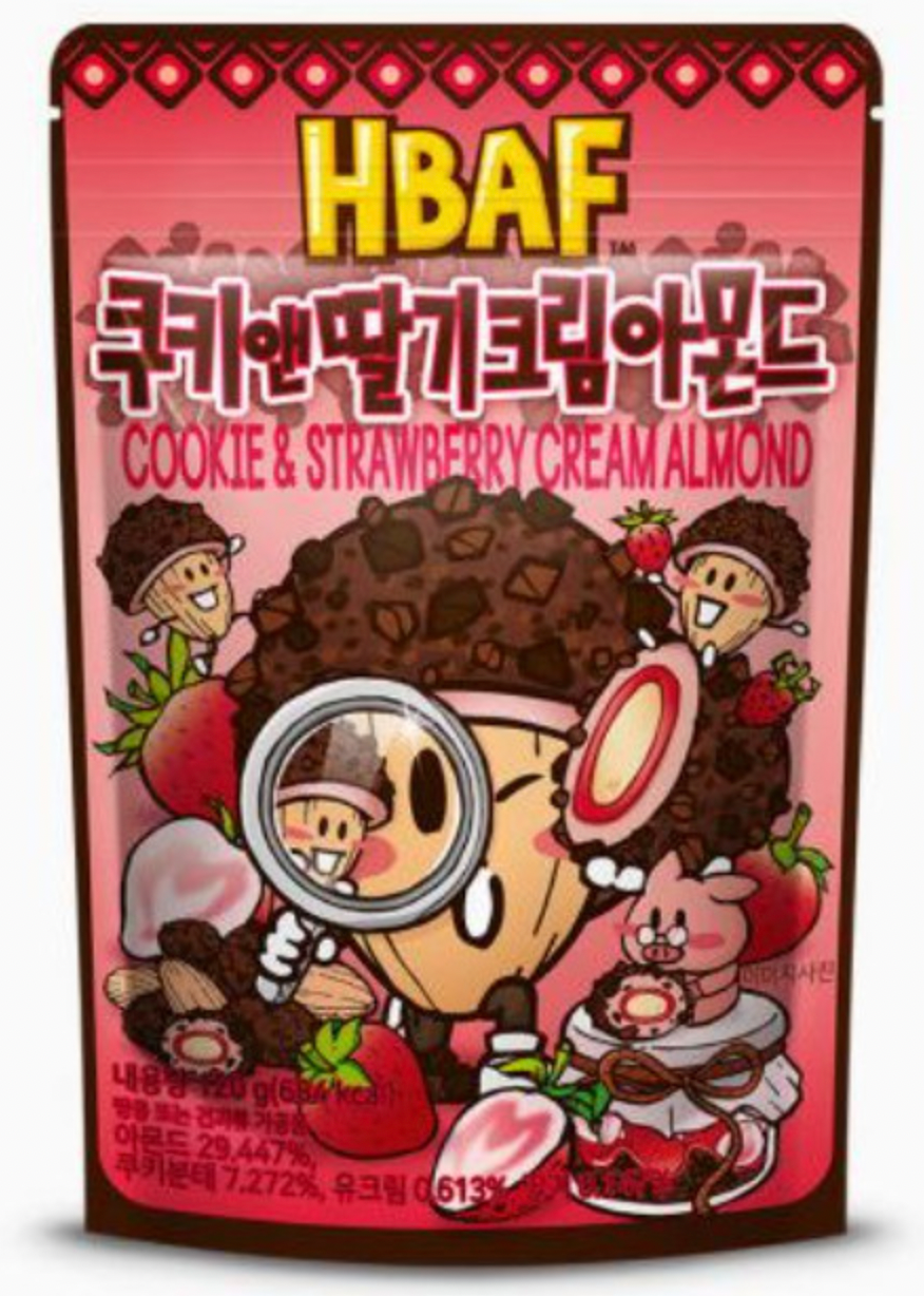 Honey Butter Almond (HBAF) - Korean Snack Flavored Almonds (3 x 120g)
