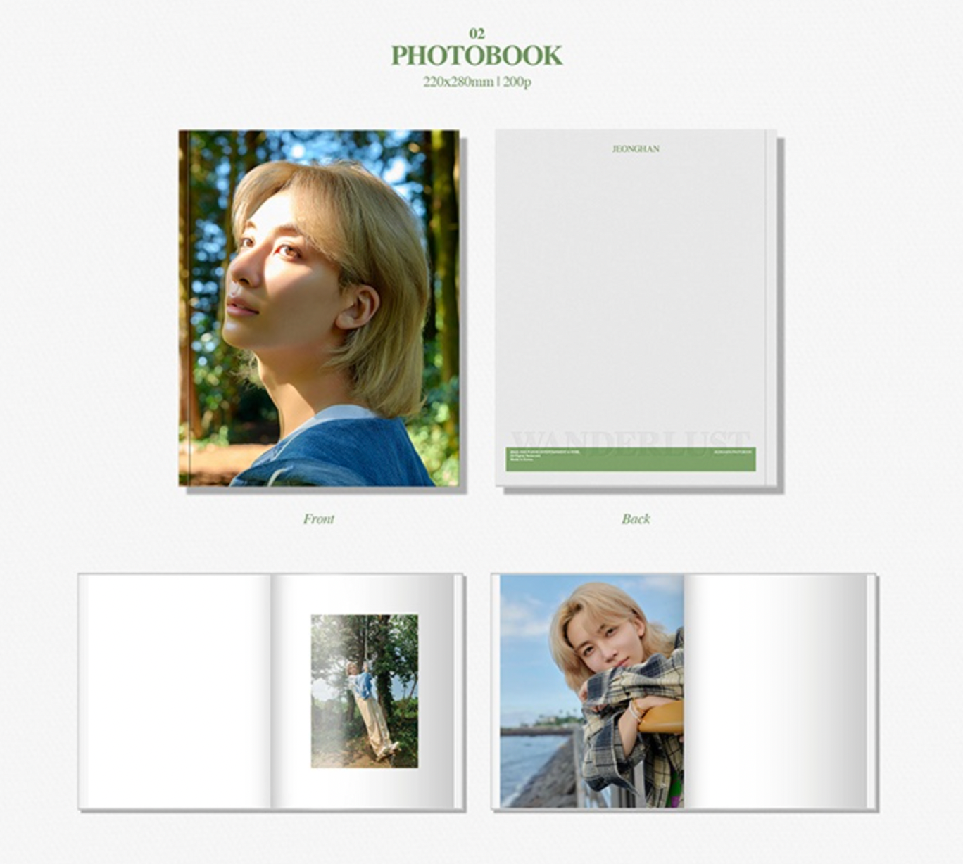 SEVENTEEN JEONGHAN 'WANDERLUST' PHOTOBOOK