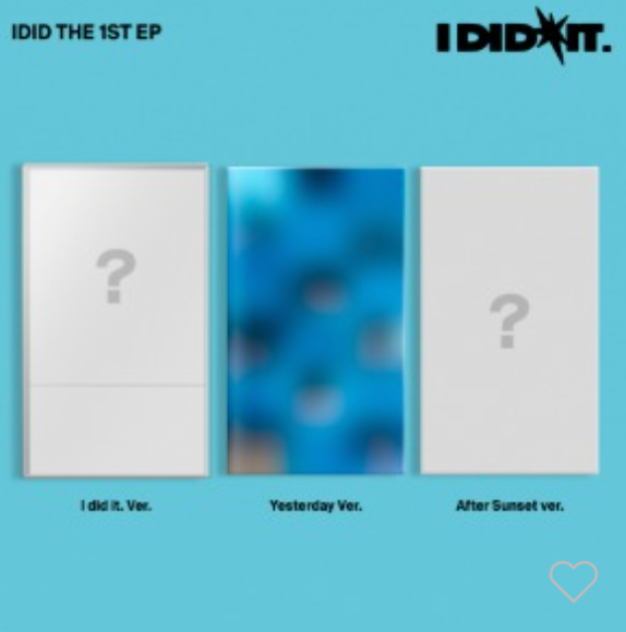 IDID - The 1st EP I did it. Album