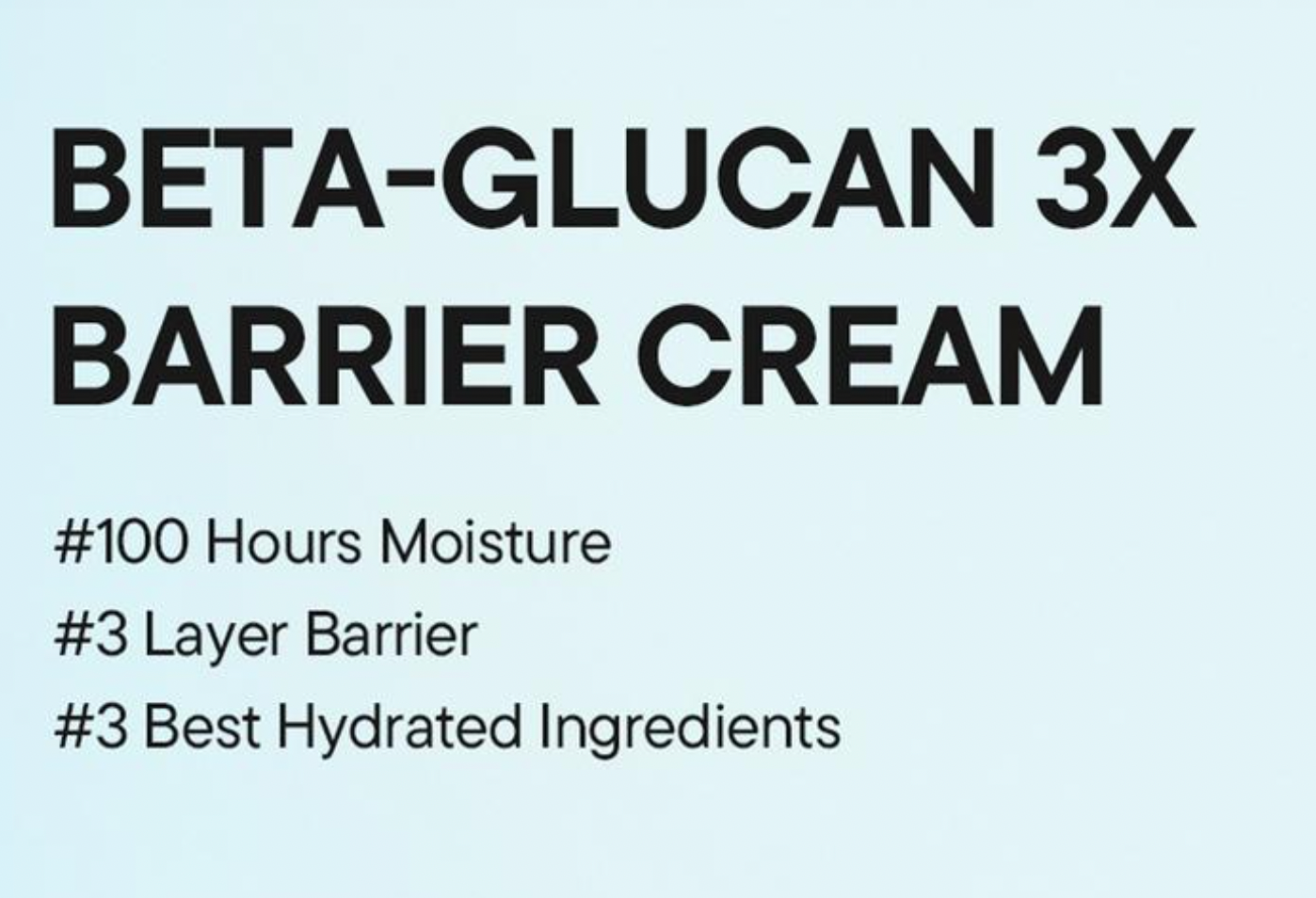 IUNIK - Beta Glucan 3x Barrier Cream (50ml)