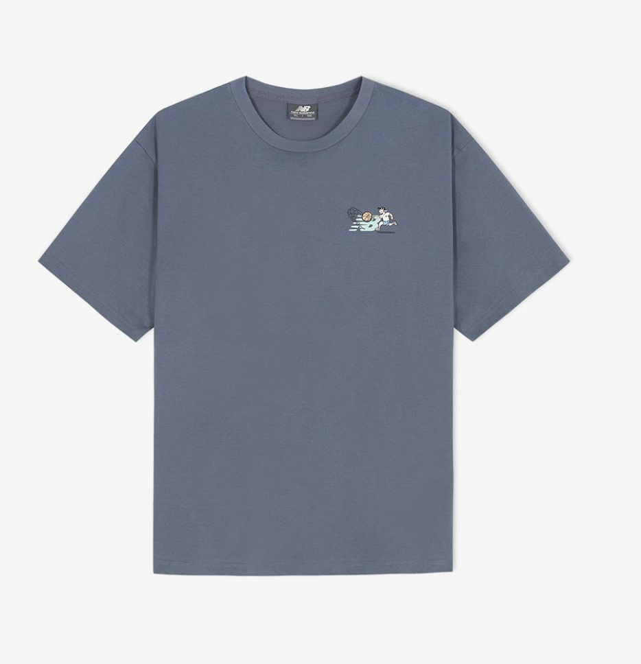 NEW BALANCE - UNI NB BOY Baketball Lettering S/S T-Shirt (IU's Pick)