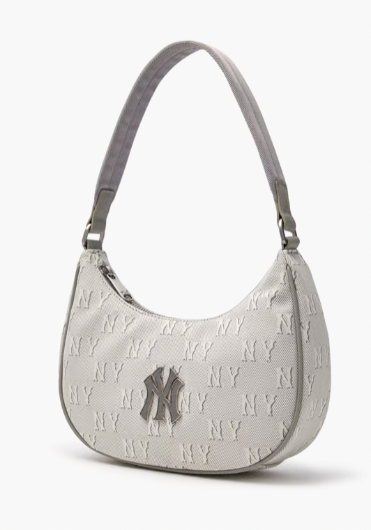 MLB Classic Monogram Jacquard Hobo Bag New York Yankees