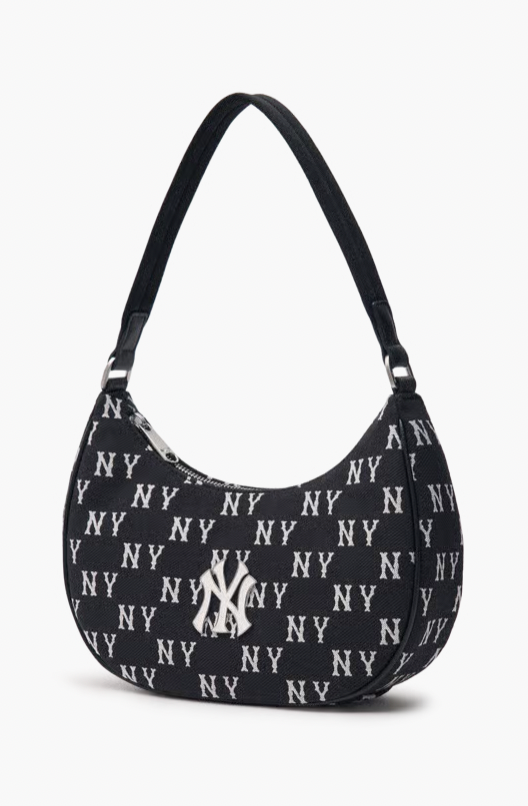 MLB Classic Monogram Jacquard Hobo Bag New York Yankees