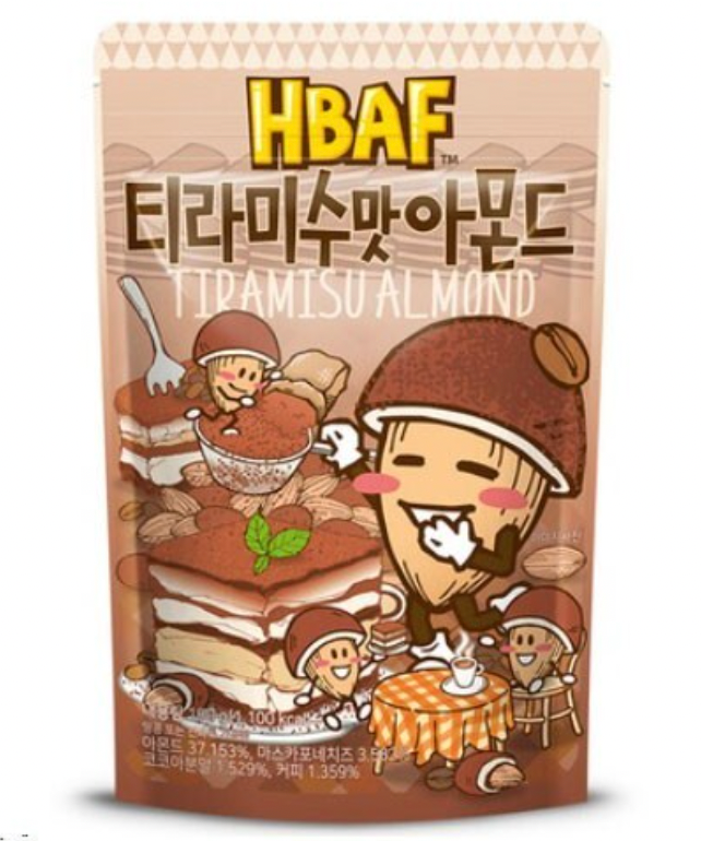Honey Butter Almond (HBAF) - Korean Snack Flavored Almonds (3 x 120g)