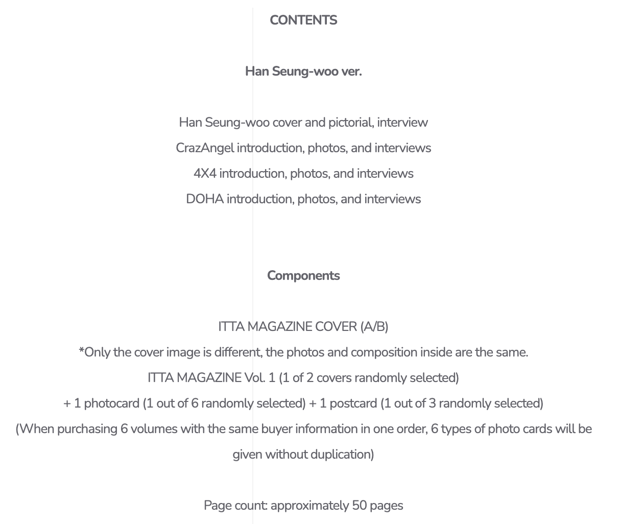 ITTA MAGAZINE No. 27 (Han Seung-woo ver.) - Random