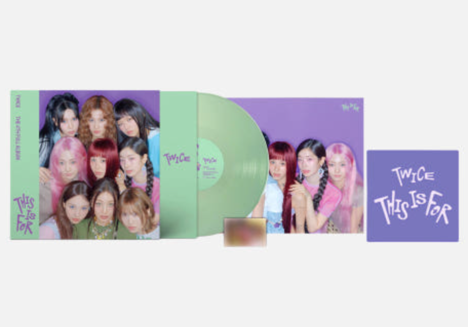 Twice 'THIS IS FOR' 4th Regular Album Vinyl LP (Melon Color Album/Photocard Included)