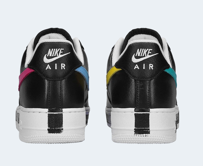 Nike x Peaceminusone (G-DRAGON) Air Force 1 Low Para-Noise 3.0 Black and Multicolor