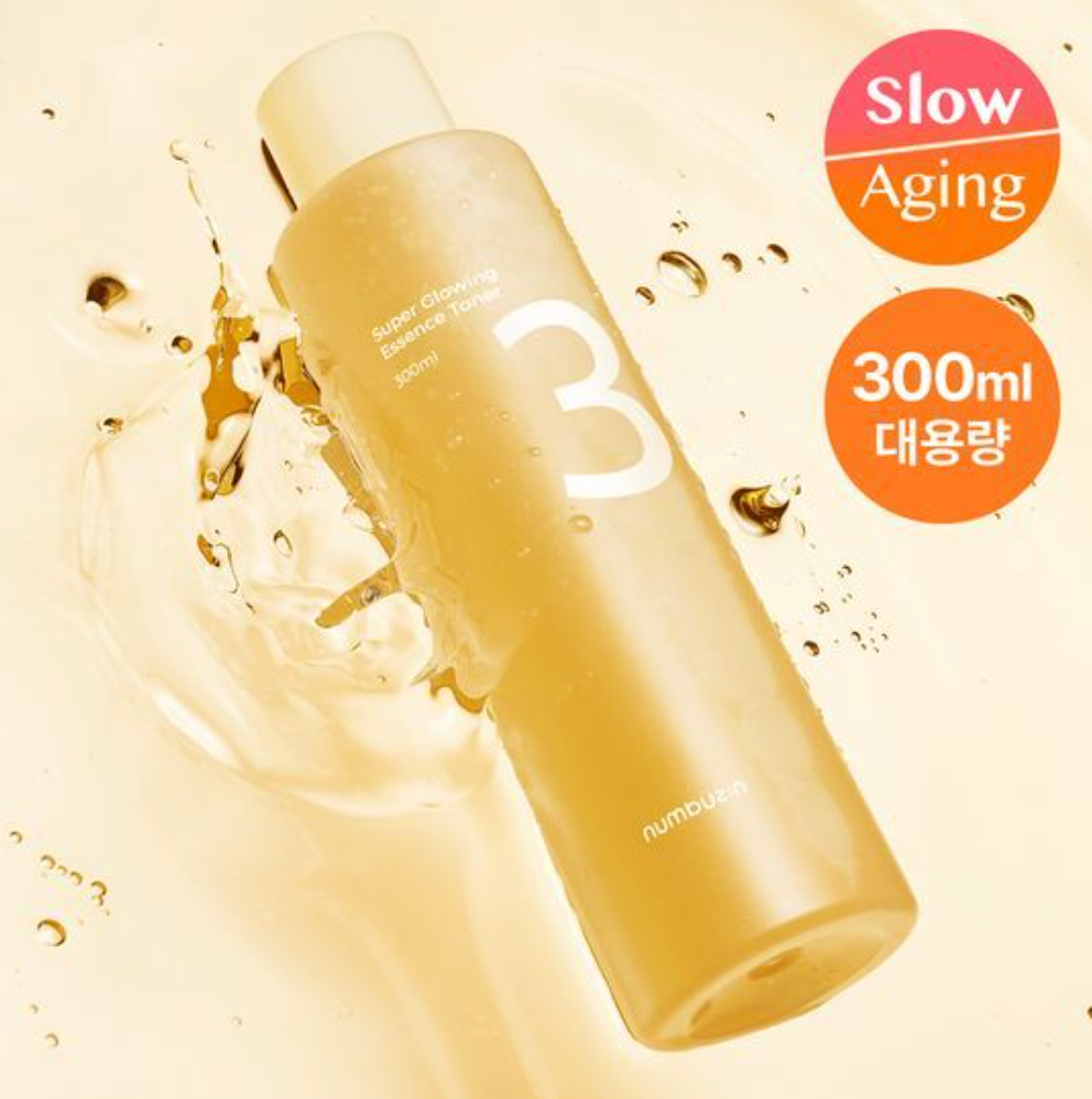 Numbuzin No. 3 Glow-Filled Essence Toner 300ml