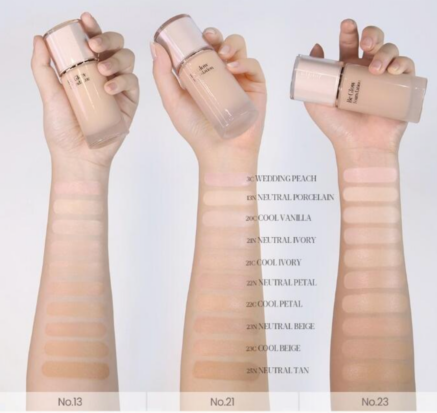 ESPOIR - BEGLOW Foundation SPF27 PA++ (+ Gift: Pore Blur Foundation Brush + Mini Foundation + Dew Like Glowerizer 7ml)