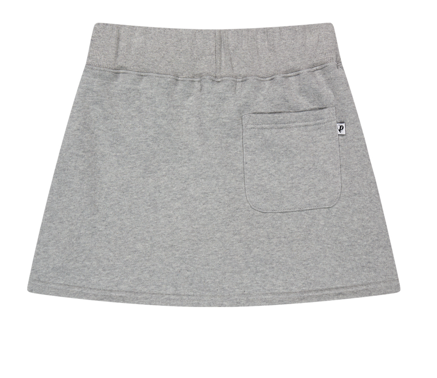PORTERNA - ESSENTIAL SWEAT PANTS SKIRT-MELANGE GRAY