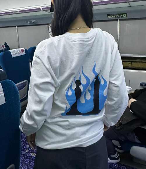 G-DRAGON Ubermensch Long Sleeve T-Shirt White (Medium)