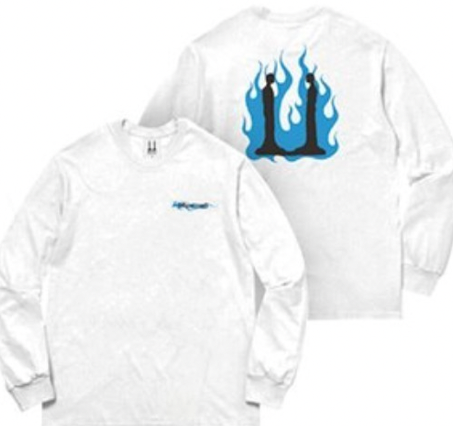 G-DRAGON Ubermensch Long Sleeve T-Shirt White (Medium)