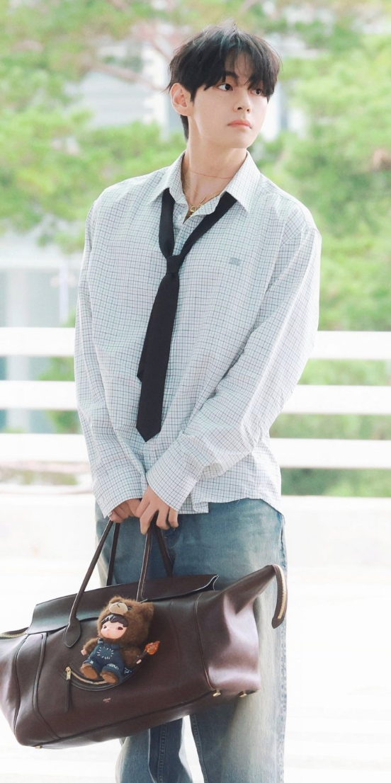 Pop Mart Hirono Living Wild-Fight For Joy Plush Doll (As seen on BTS V - Taehyung)