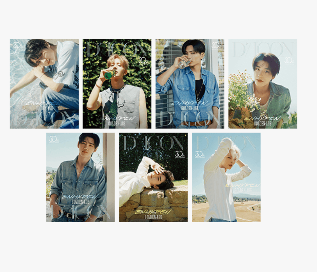 DICON VOLUME N°30 ENHYPEN (GOLDEN AGE / EVEN-MORE) Magazine (+Weverse Gift)