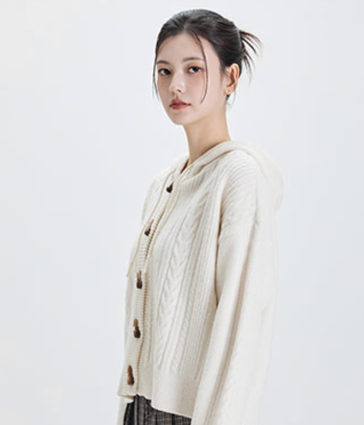 MIXXO - Hooded Toggle Cardigan