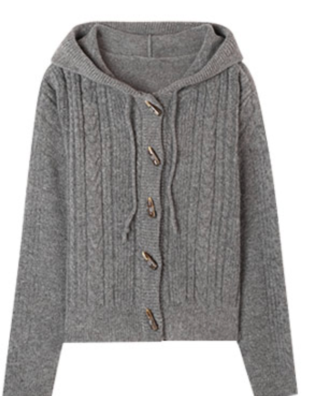 MIXXO - Hooded Toggle Cardigan
