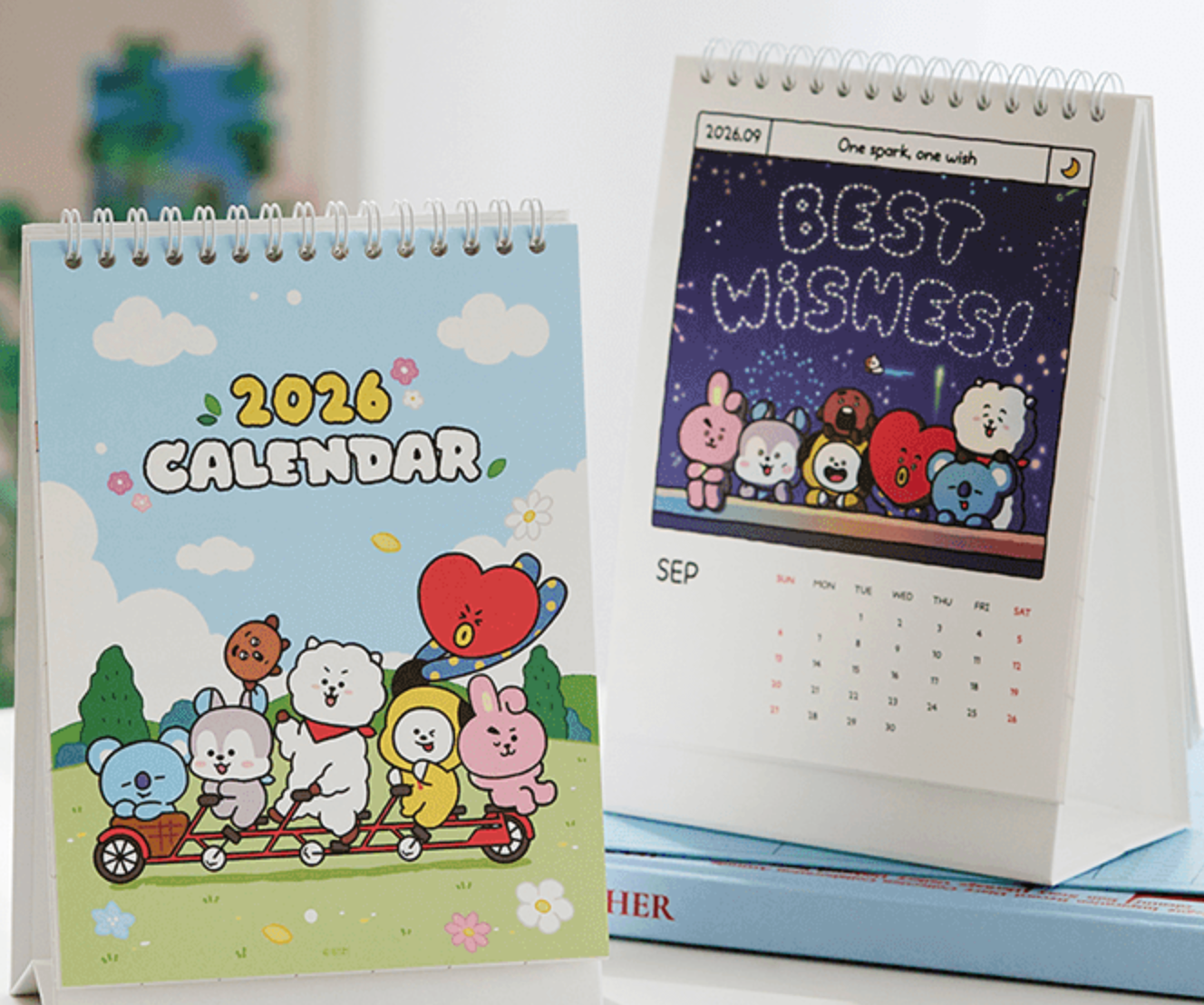 BTS BT21 - 2026 Desk Calendar