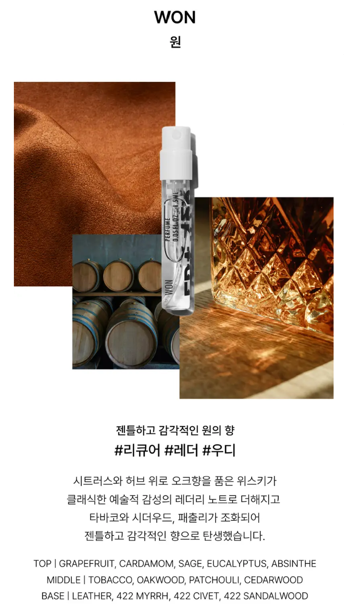 FRA 422 Perfume Discovery Set (1.5ml*5ea)