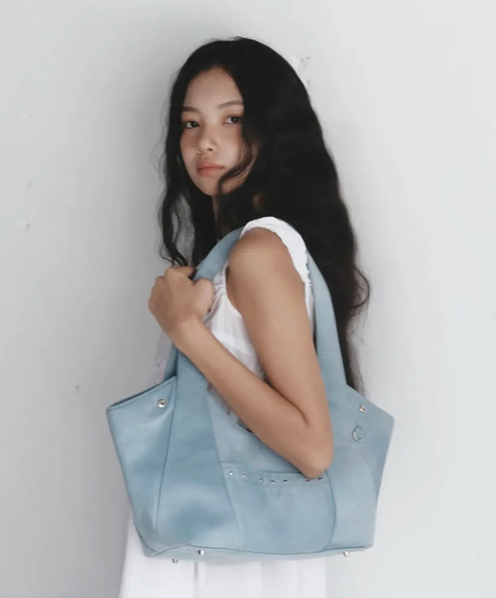 BURDEN - Aube Suede Shopper Bag