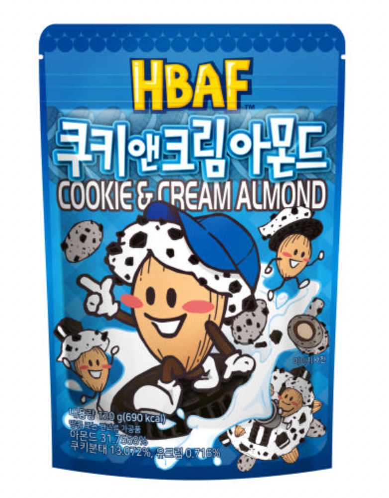 Honey Butter Almond (HBAF) - Korean Snack Flavored Almonds (3 x 120g)