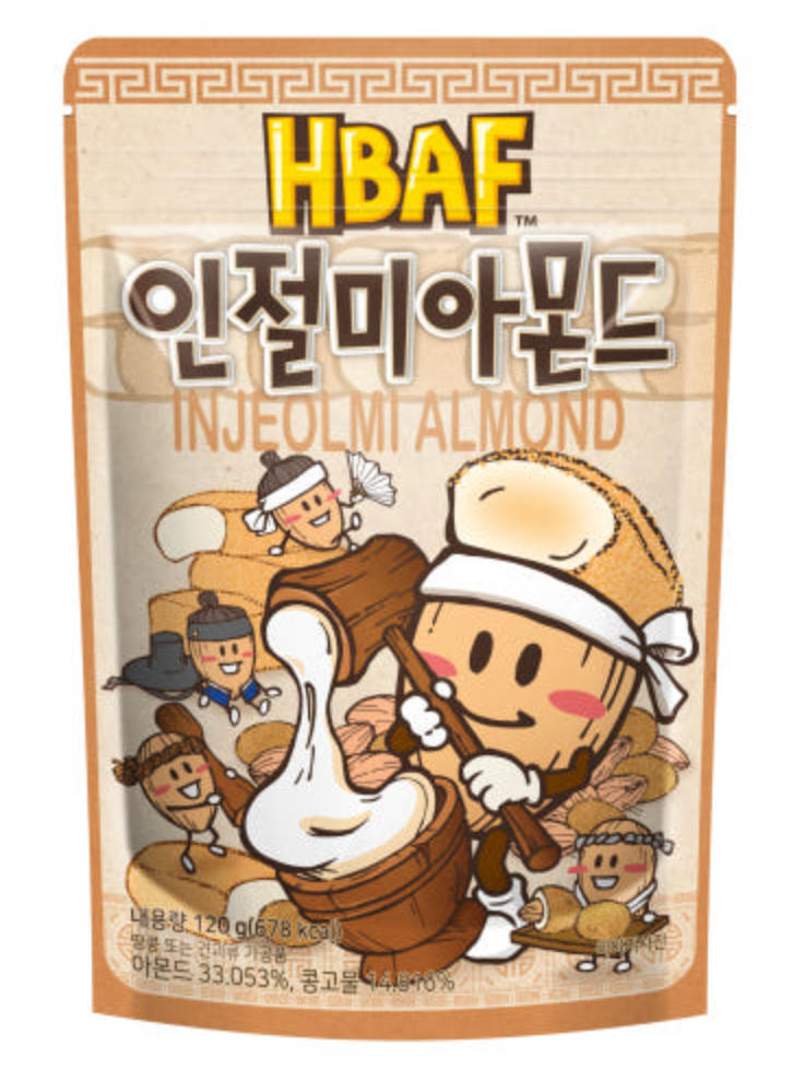 Honey Butter Almond (HBAF) - Korean Snack Flavored Almonds (3 x 120g)