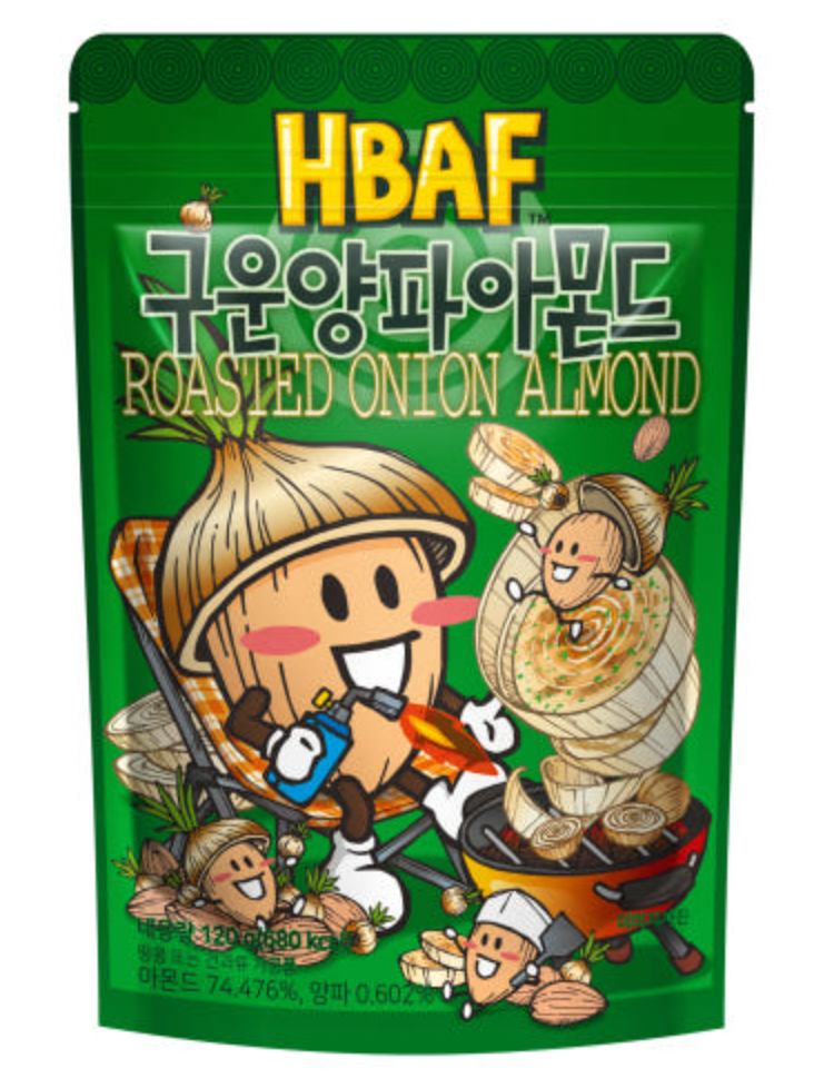 Honey Butter Almond (HBAF) - Korean Snack Flavored Almonds (3 x 120g)