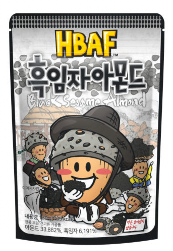 Honey Butter Almond (HBAF) - Korean Snack Flavored Almonds (3 x 120g)