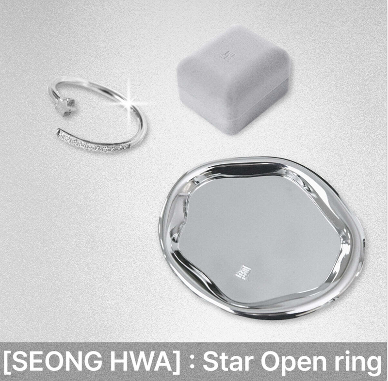 ATEEZ 2025 Birthday MD - [SEONGHWA] : Star Open ring – SEOUL TERRACE