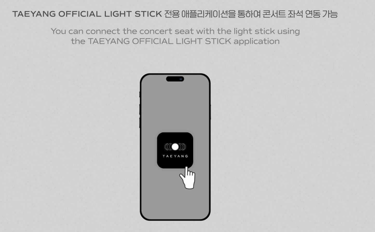 TAEYANG - OFFICIAL LIGHTSTICK