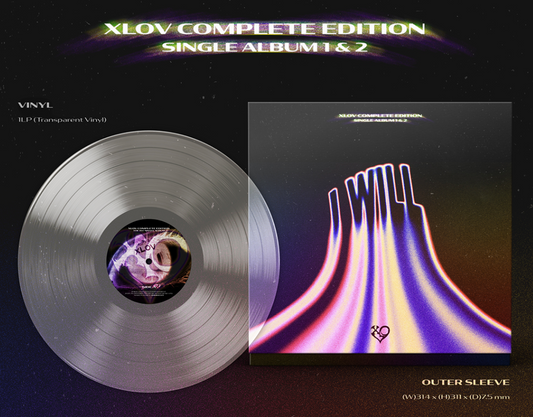 XLOV - I WILL (COMPLETE EDITION VINYL LP) / 1&2 SINGLE ALBUM