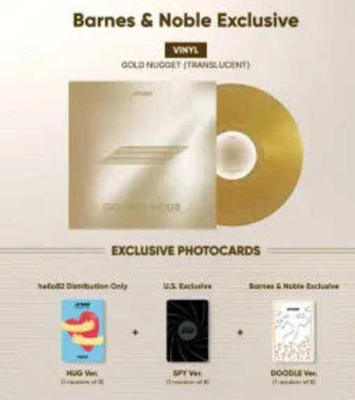 ATEEZ 'Golden Hour' 10th Mini Album Vinyl LP