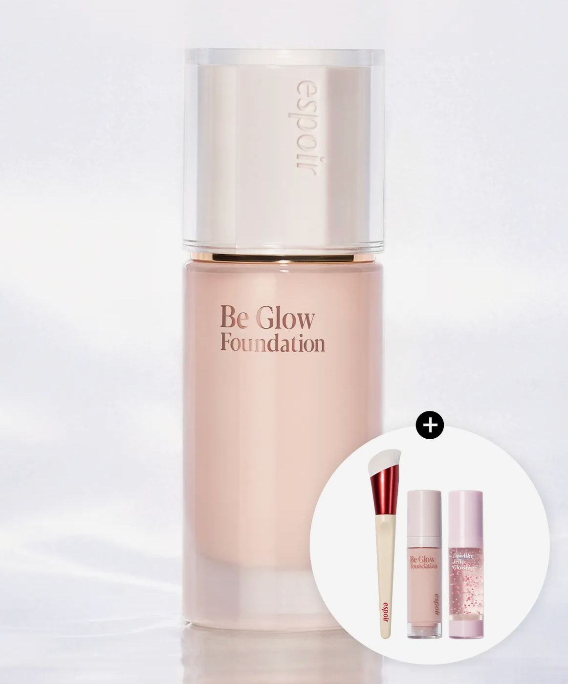 ESPOIR - BEGLOW Foundation SPF27 PA++ (+ Gift: Pore Blur Foundation Brush + Mini Foundation + Dew Like Glowerizer 7ml)