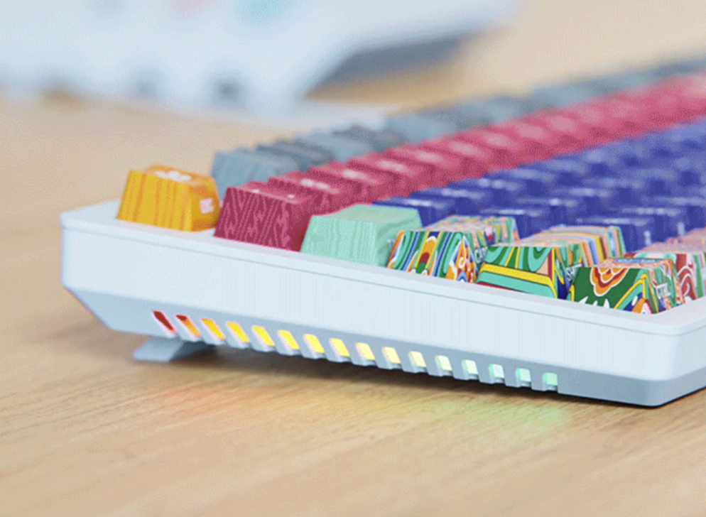 c.e.dot GYOTAEJEON DANCHEONG WIRED LED MECHANICAL KEYBOARD with KOREAN TRADITIONAL DESIGN